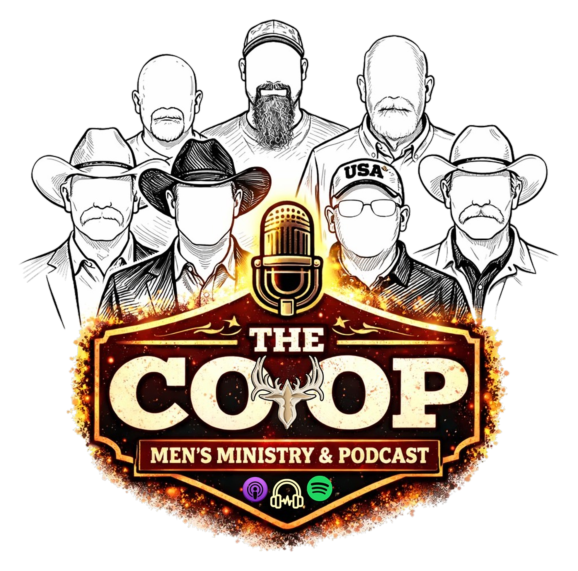 Men's CO-OP Podcast & Ministry logo